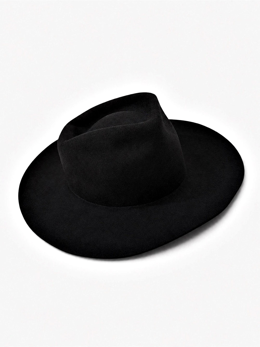 Lack of Color Noir Rancher Wide Brim Fedora Black